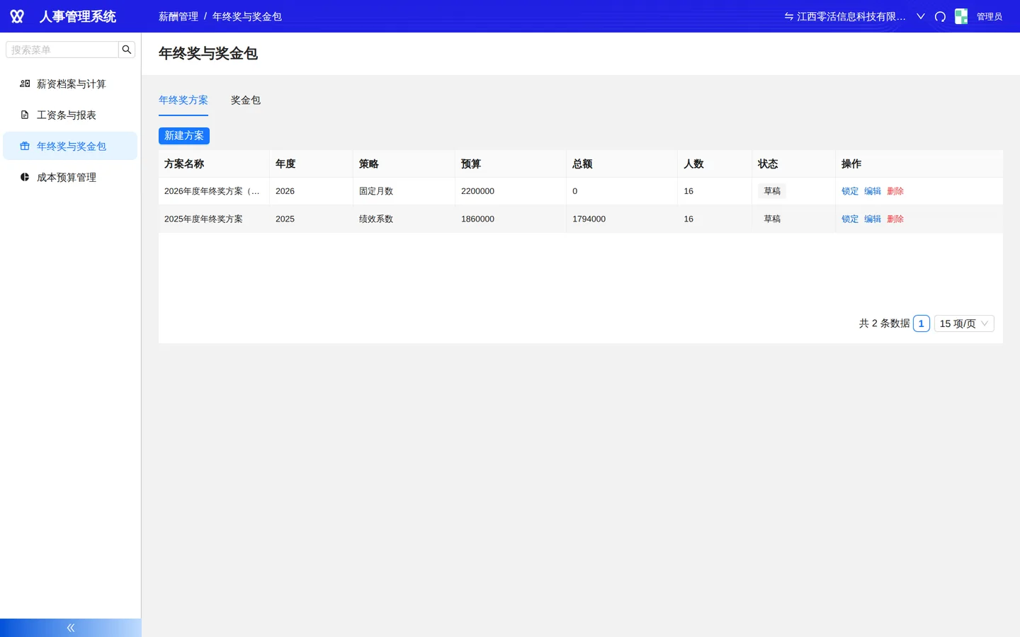 年终奖与奖金包